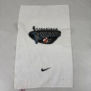 Cleveland Rockers WNBA Souvenir Towel Nike White Silver Guitar Stains